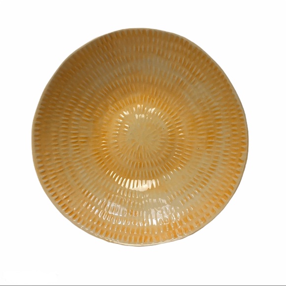 Ceramic Round Bowl Yellow 10" x 6.3" - Picture 4 of 4